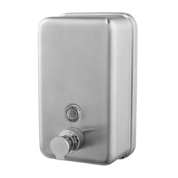 New Design BRUSHED 1100ml STAINLESS STEEL FOAM SOAP DISPENSER