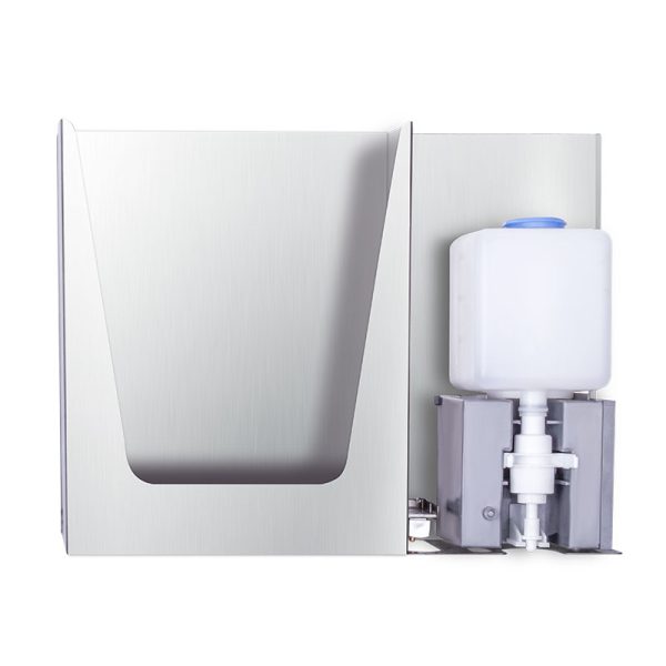 Behind Mirror Stainless Steel Paper Dispenser & Automatic Soap Dispenser