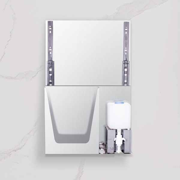 Behind Mirror Stainless Steel Paper Dispenser & Automatic Soap Dispenser - Image 2